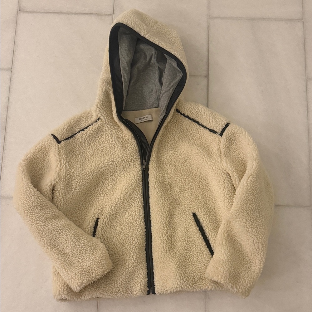 Cozy Cream Sherpa Zip-Up Hoodie